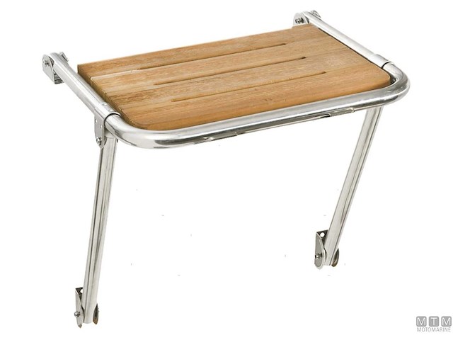 PLANCIA 27X39CM ACCIAIO INOX AISI 316 E TEAK
