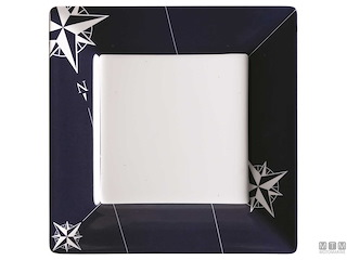 SET PIATTI DESSERT QUADRATI ANTISCIVOLO MB NORTHWIND 6 PEZZI