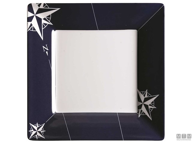 SET PIATTI DESSERT QUADRATI ANTISCIVOLO MB NORTHWIND 6 PEZZI