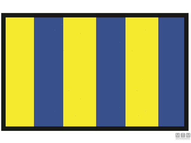 BANDIERA SEGNALE G GOLF 40X60CM 