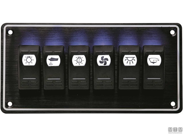 PANNELLO BLACK SEA 12V 6P