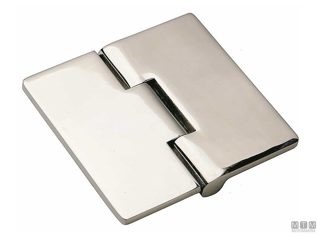 CERNIERA A FILO 70MM X 65MM IN ACCIAIO INOX 316