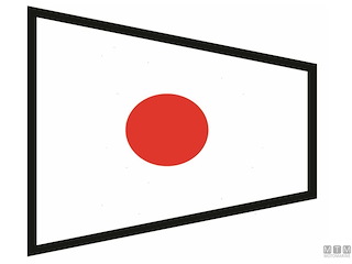 BANDIERA SEGNALE 1 40X60CM 