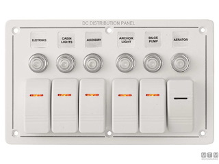 QUADRO ELETTRICO ALU-BIANCO 1P