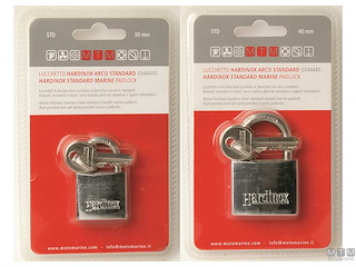 LUCCHETTO HARDINOX 40MM ARCO STANDARD IN ACCIAIO INOX