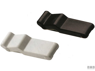 CHIUSURA AMMORTIZZATA BIANCA 105MM IN ELASTOMERO E ACCIAIO INOX