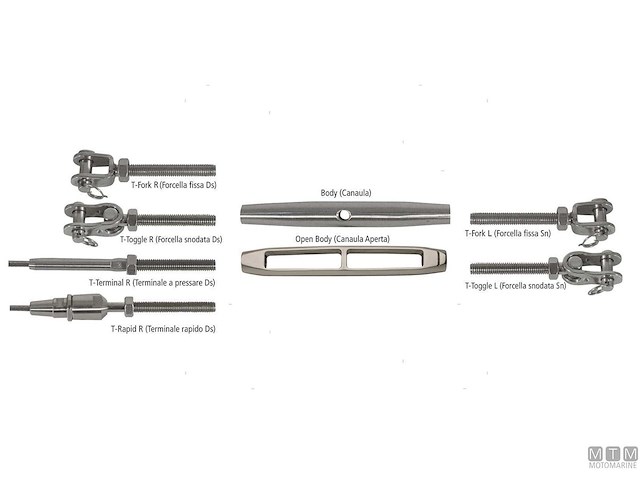 TERMINALE MTM T-TERMINAL R M16