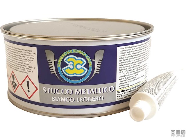 STUCCO POLIESTERE METAL 3C 750ML