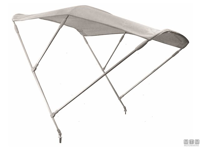 CAPOTTINA F3 HIGH BIANCA 225CM INOX