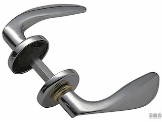 COPPIA MANIGLIE ANTI-AGGANCIO 123MM IN OTTONE CROMATO