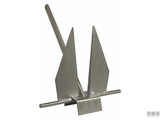 ANCORA DANFORTH 12KG IN ACCIAIO ZINCATO A CALDO