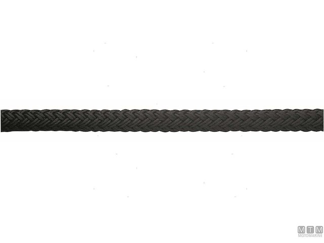 TRECCIA DA ORMEGGIO MOORING IN POLIESTERE NERA 14MM 150M