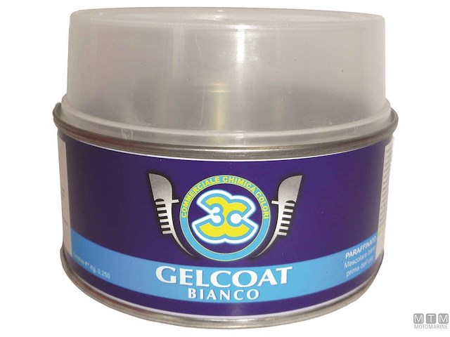 GELCOAT 3C BIANCO CON PARAFFINA 0.25KG 