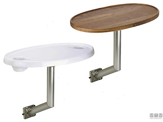 TAVOLO GARELICK OVAL ABS/ALLUMINIO 