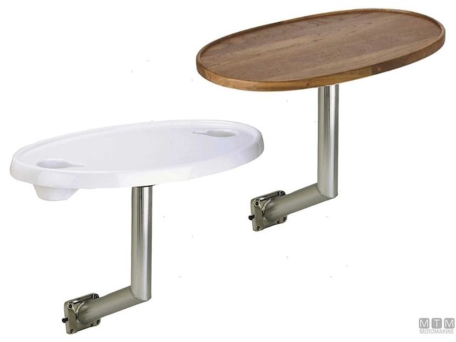 TAVOLO GARELICK OVAL ABS/ALLUMINIO 