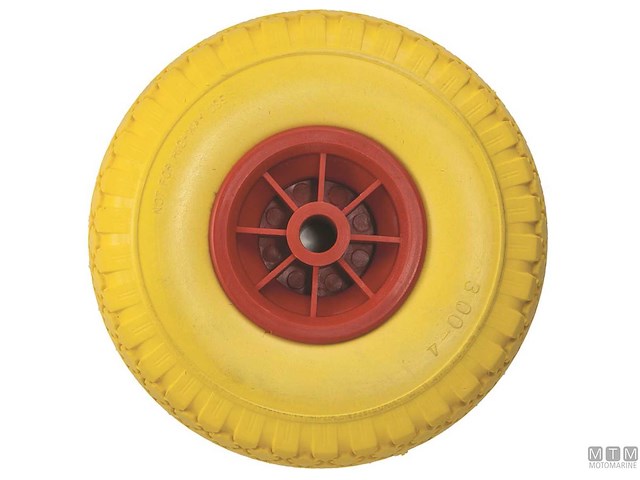 RUOTA CARRELLO ANTIFORATURA PU D260MM 