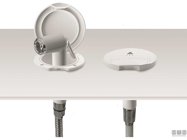 KIT DOCCETTA JARA CHROME - BOX BIANCO