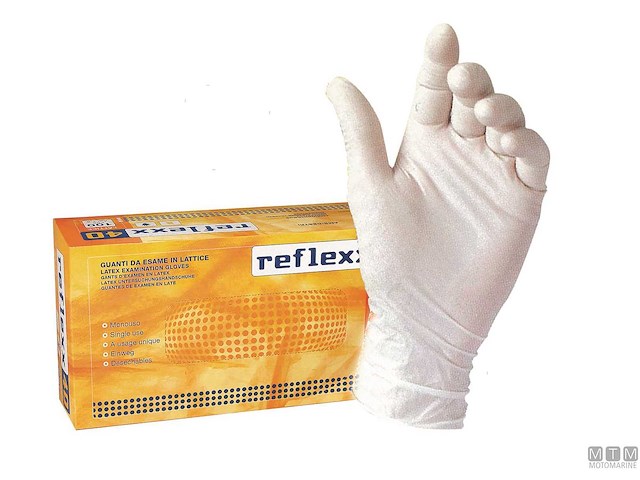 GUANTI LATTICE DERMALOE M 100PZ 