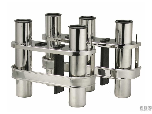 PORTACANNE 3POSTI D40MM INOX