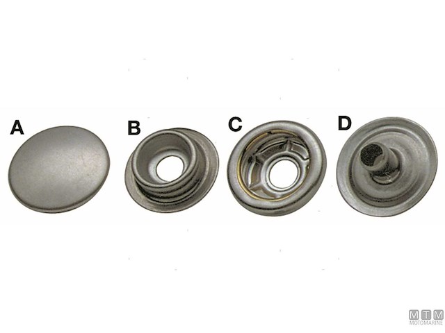 BOTTONE BASE 1000PZ INOX 