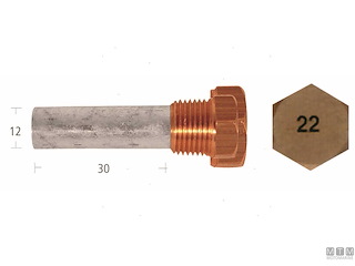 ANODO BARROTTO YANMAR LH SHORT ZN 