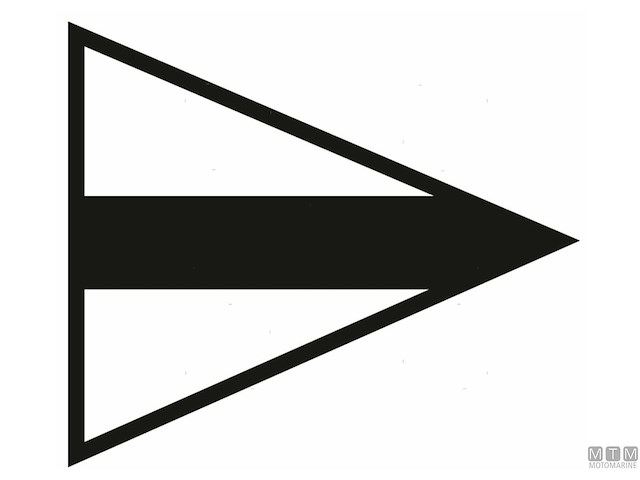 BANDIERA SEGNALE RIPETITORE 3 40X60CM 