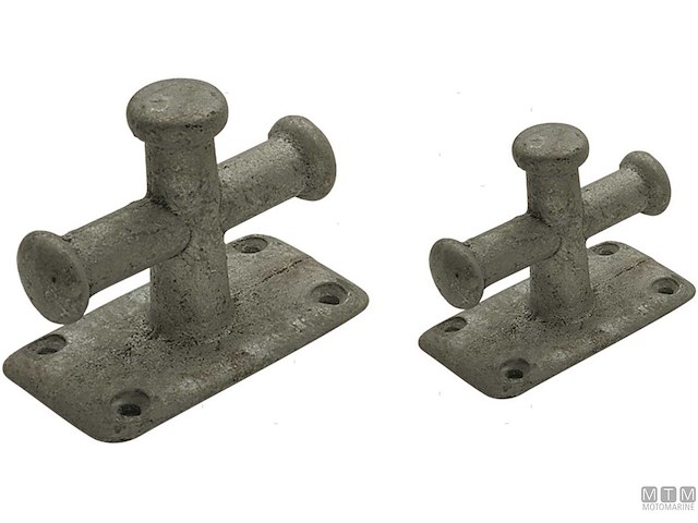 BITTA INCROCIATA 140MM ZINCATA