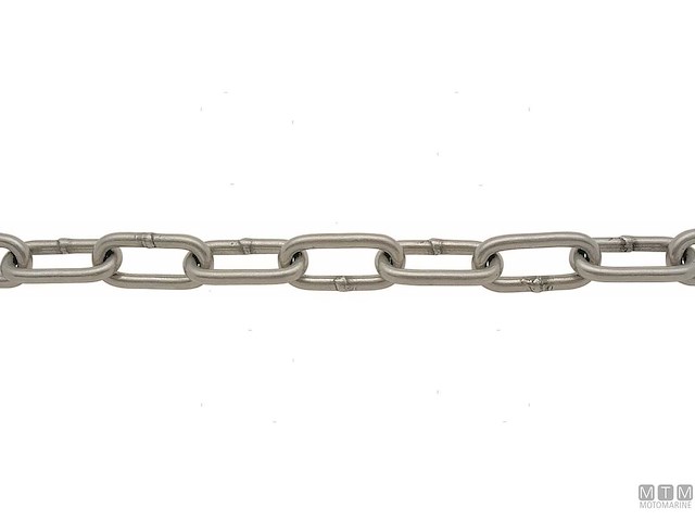 CATENA MAGLIA LUNGA DIN 763 IN ACCIAIO INOX 316 G30 D3MM 50M