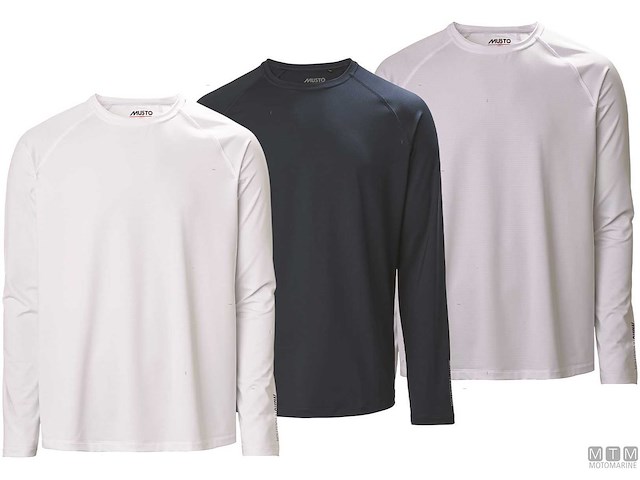 MAGLIA MUSTO EVO SUNBLOCK A MANICA LUNGA 813 PLATINO M