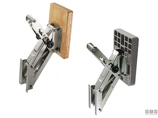 SUPPORTO MOTORE PANTOGRAFO 15HP ACCIAIO INOX AISI 316 E LEGNO