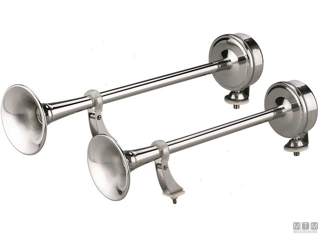 TROMBA DOPPIA MARCO 24V INOX 