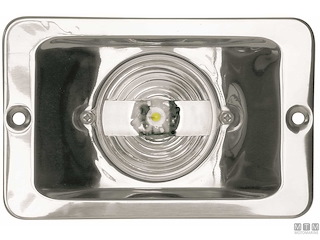 FANALE LED DI POPPA 12V 130X85 INOX