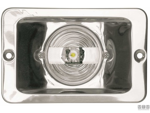 FANALE LED DI POPPA 12V 130X85 INOX