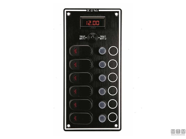 PANNELLO CONTOUR 12V 6P+TESTER