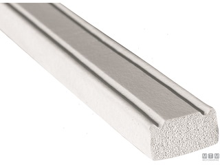 GUARNIZIONE TRIM-LOK FLAT RUBBER 12X6 MM ADESIVO HT BIANCO 15 M