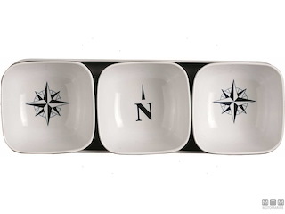 SET 3 CIOTOLE SNACK E VASSOIO MB NORTHWIND