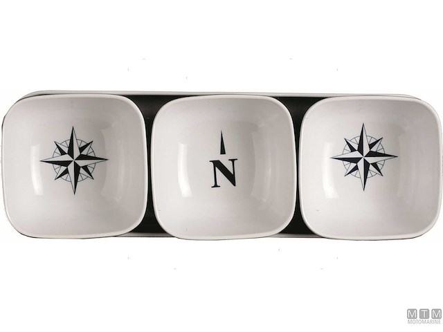 SET 3 CIOTOLE SNACK E VASSOIO MB NORTHWIND