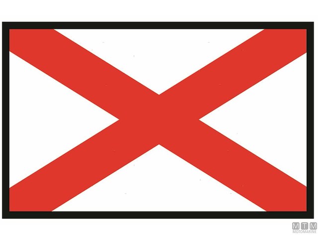 BANDIERA SEGNALE V VICTOR 40X60CM 