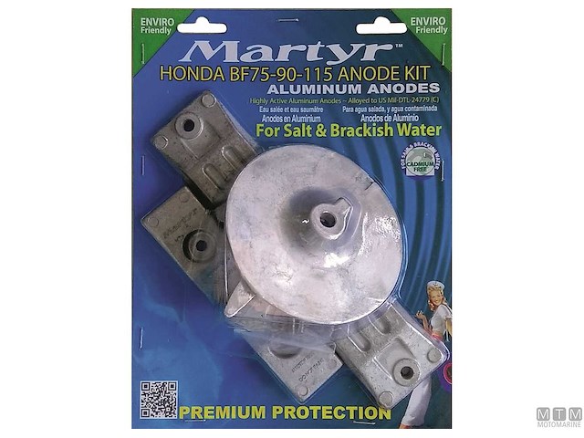 KIT ANODI HONDA BF75/90/115 AL 