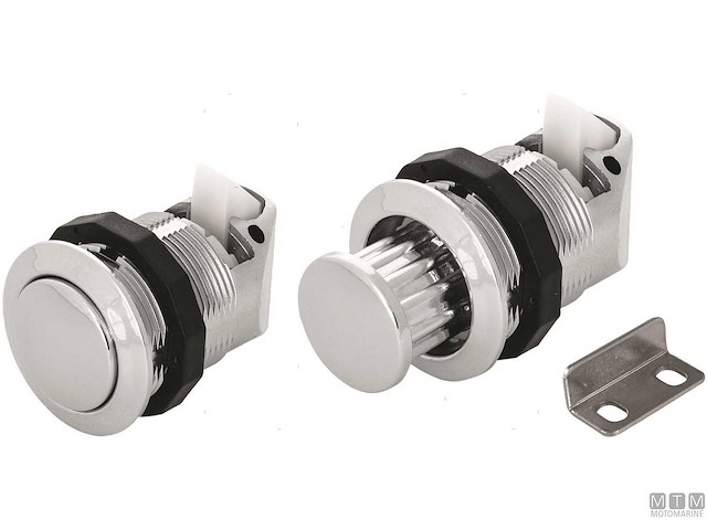 CHIUSURA A SPINTA JF PUSH/TWIST IN ABS CROMATO E IN ACCIAIO INOX