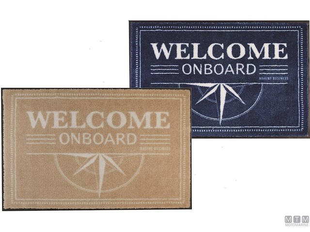 TAPPETO MB WELCOME BLU 70X50 