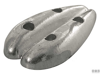 ANODO OVAL DOUBLE L115MM ZN 