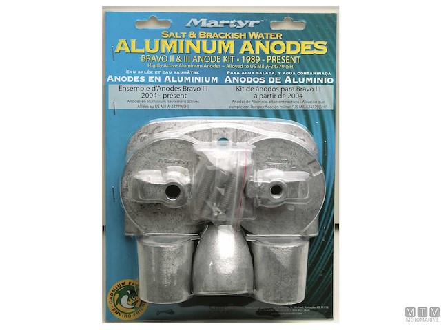 KIT ANODI BRAVO 3 NEW AL