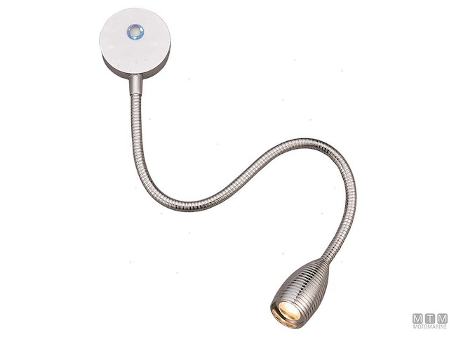 LUCE CARTEGGIO LED 12/24V CHROME FLEX D