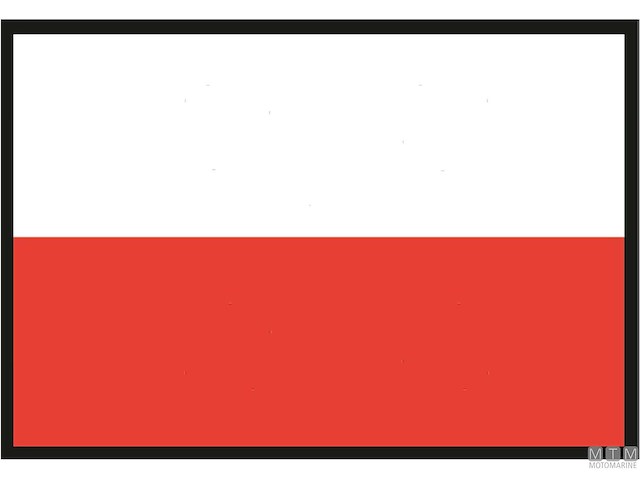 BANDIERA POLONIA 40X60CM 