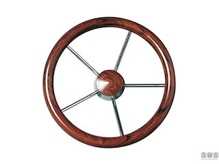 VOLANTE CLASSIC MOGANO E CCIAIO INOX D400MM