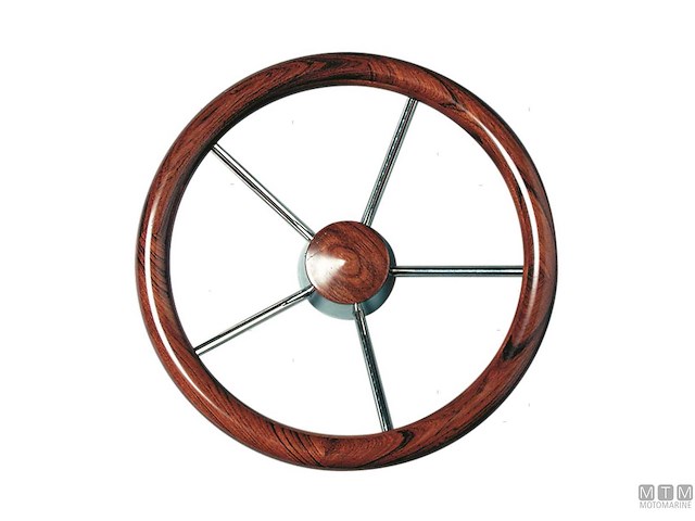 VOLANTE CLASSIC MOGANO E CCIAIO INOX D400MM