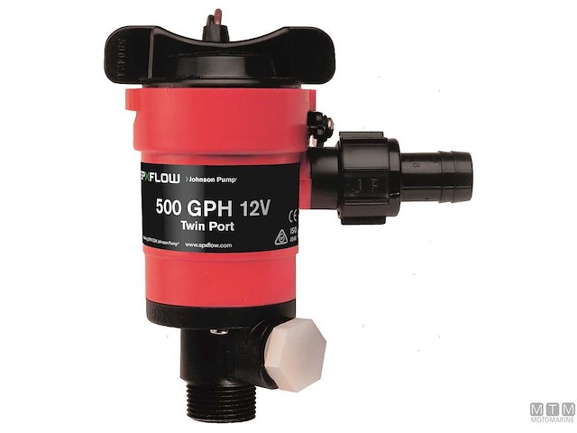 POMPA OSSIGENAZ TWIN PORT 750GPH 12V 