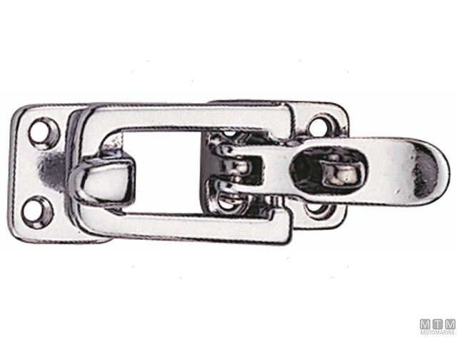 CHIUSURA PIANA A LEVA CON FORO LUCCHETTO 100X30MM IN ACCIAIO INOX