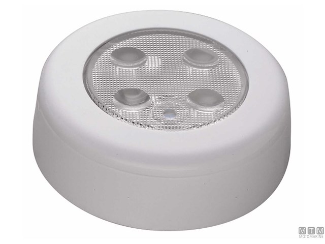 PLAFONIERA PUSH-ON 4LED 12/24V          DOME LIGHTS COMPACT 2R 4LED